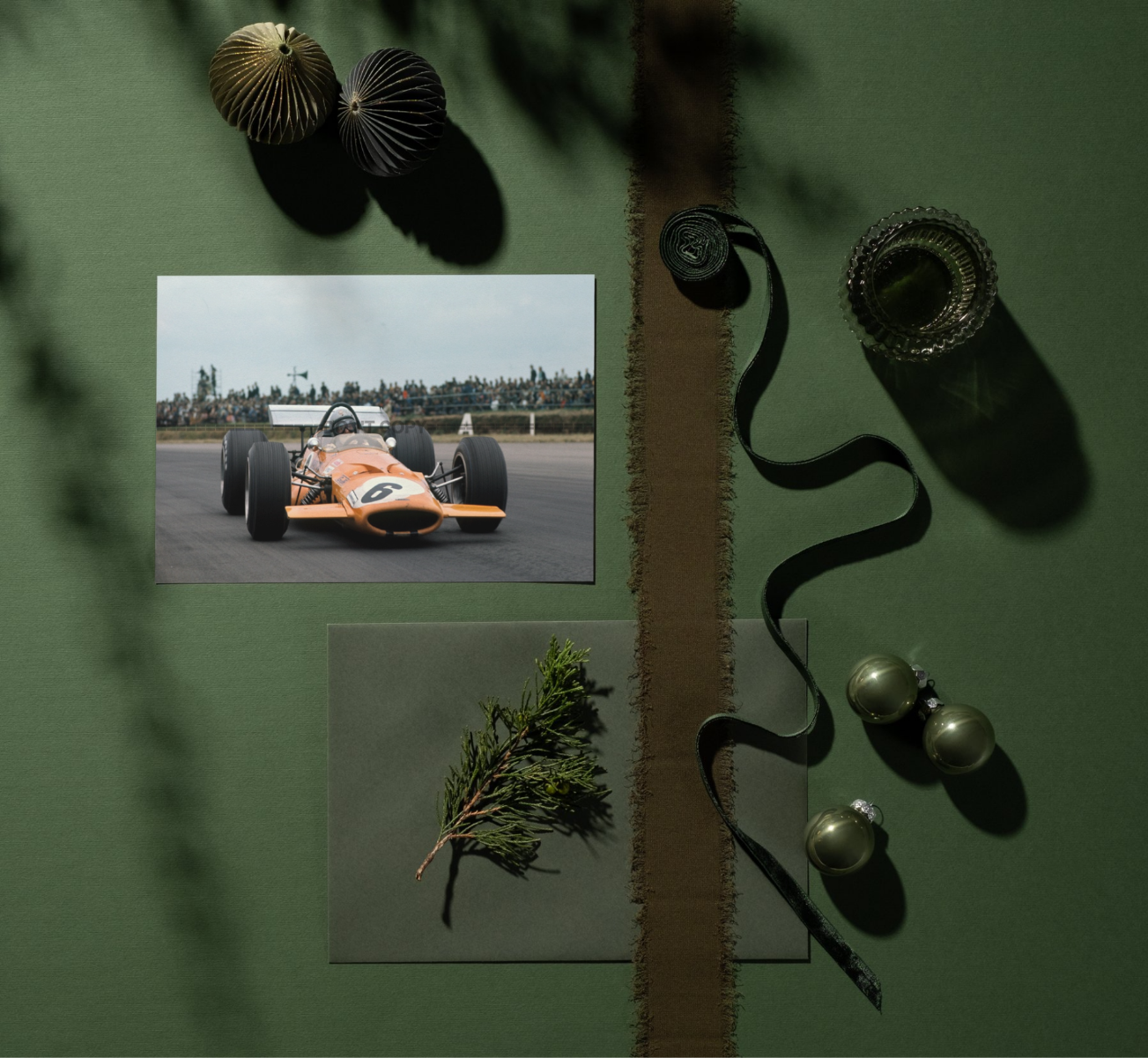 Photo Bruce McLaren – McLaren M7C – Monoplace Formule 1 Grand Prix 1969 – 15×20