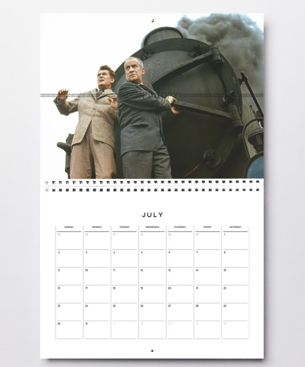 Photo Jean Marais & Louis de Funès – Fantômas 1964 – Scène Action Train – 15×20