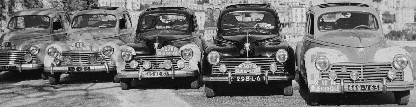 Photo Peugeot 203 – Rallye Monte-Carlo (1952) – Automobile Historique – 15×20