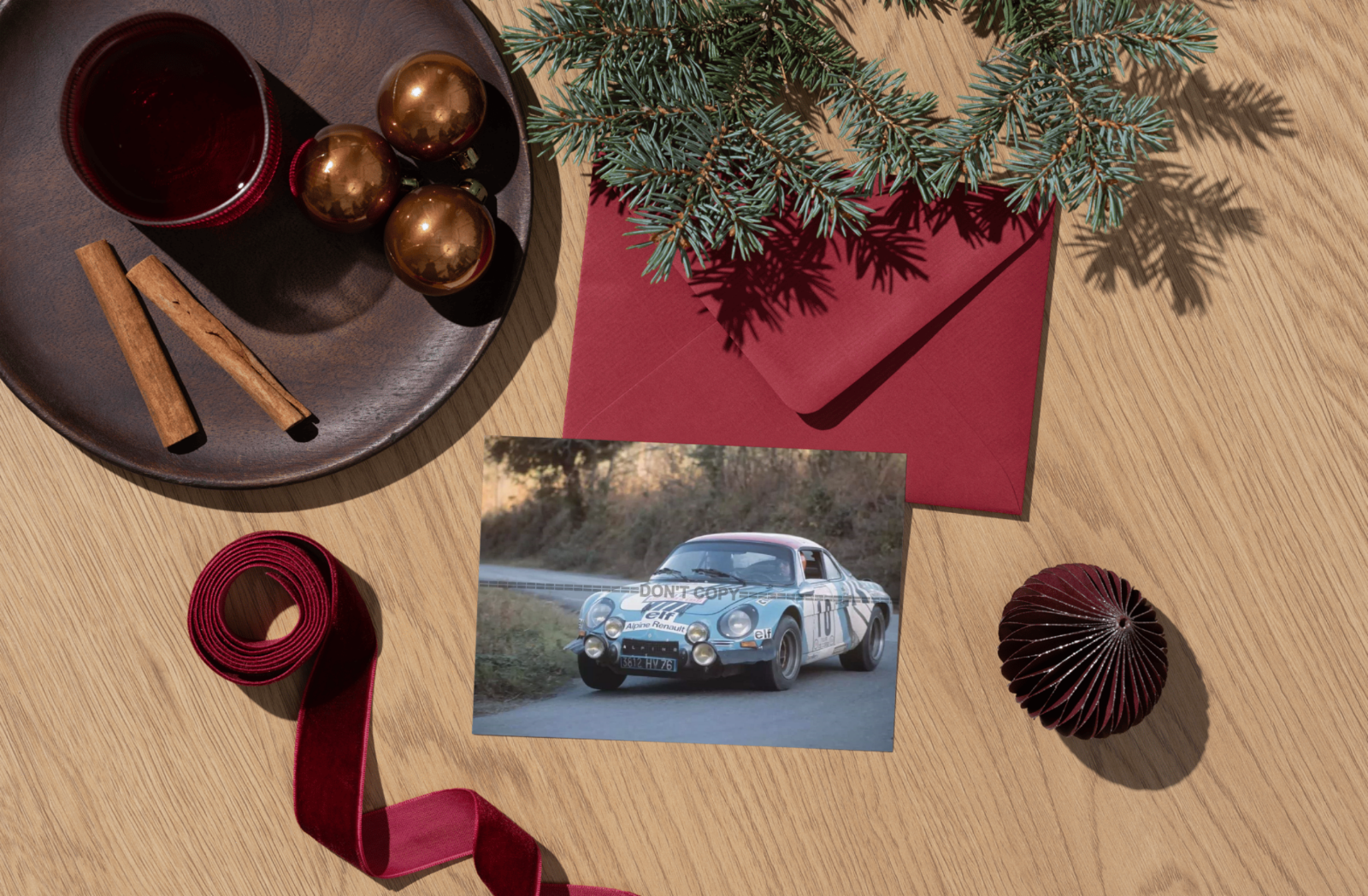 Photo Jean-Pierre Nicolas – Alpine A110 1800 – Tour de Corse Rallye 1974 – 15×20