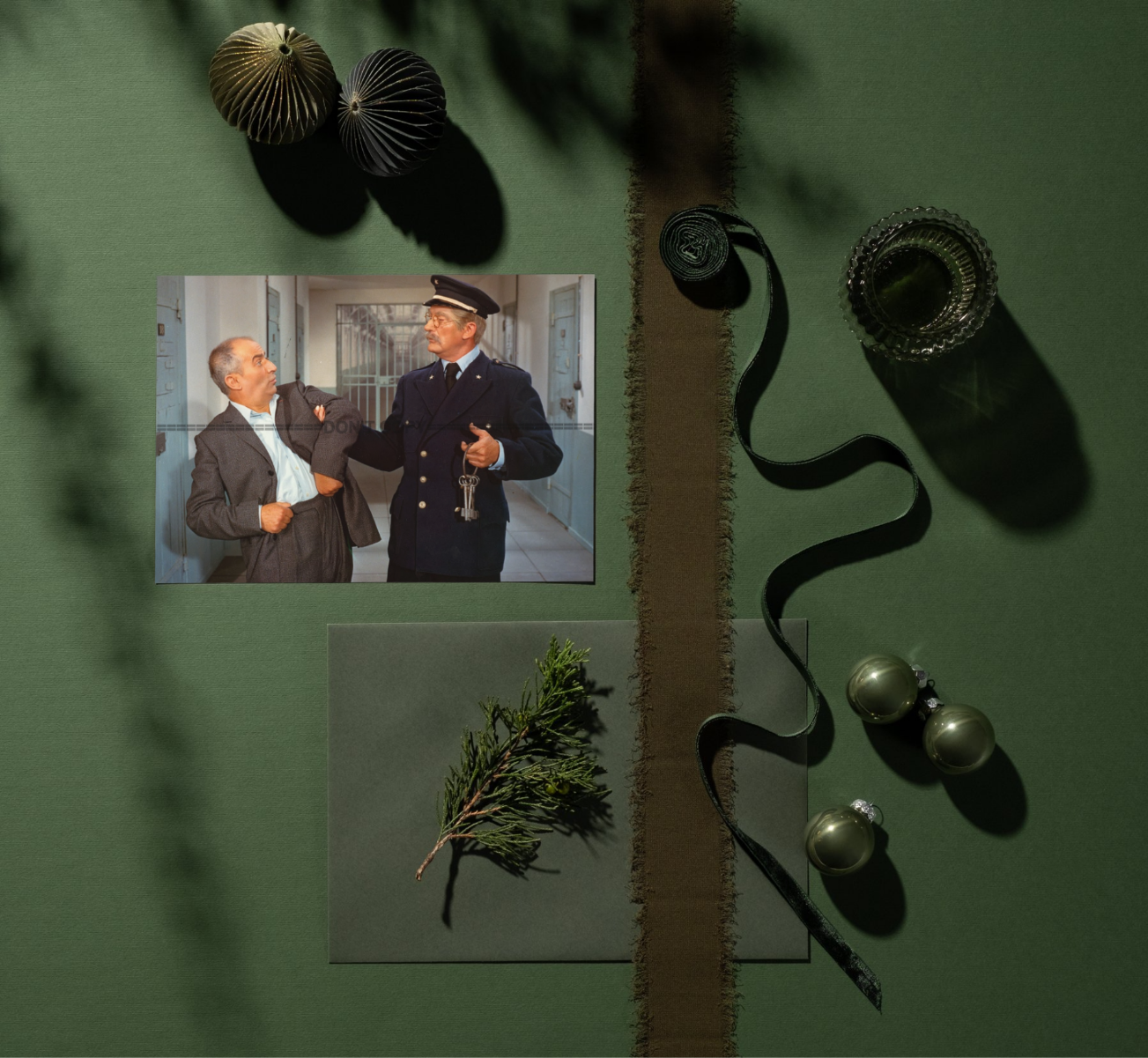 Photo Louis de Funès – Fantômas (1964) – Inspecteur Juve – Scène Cinéma – 15×20