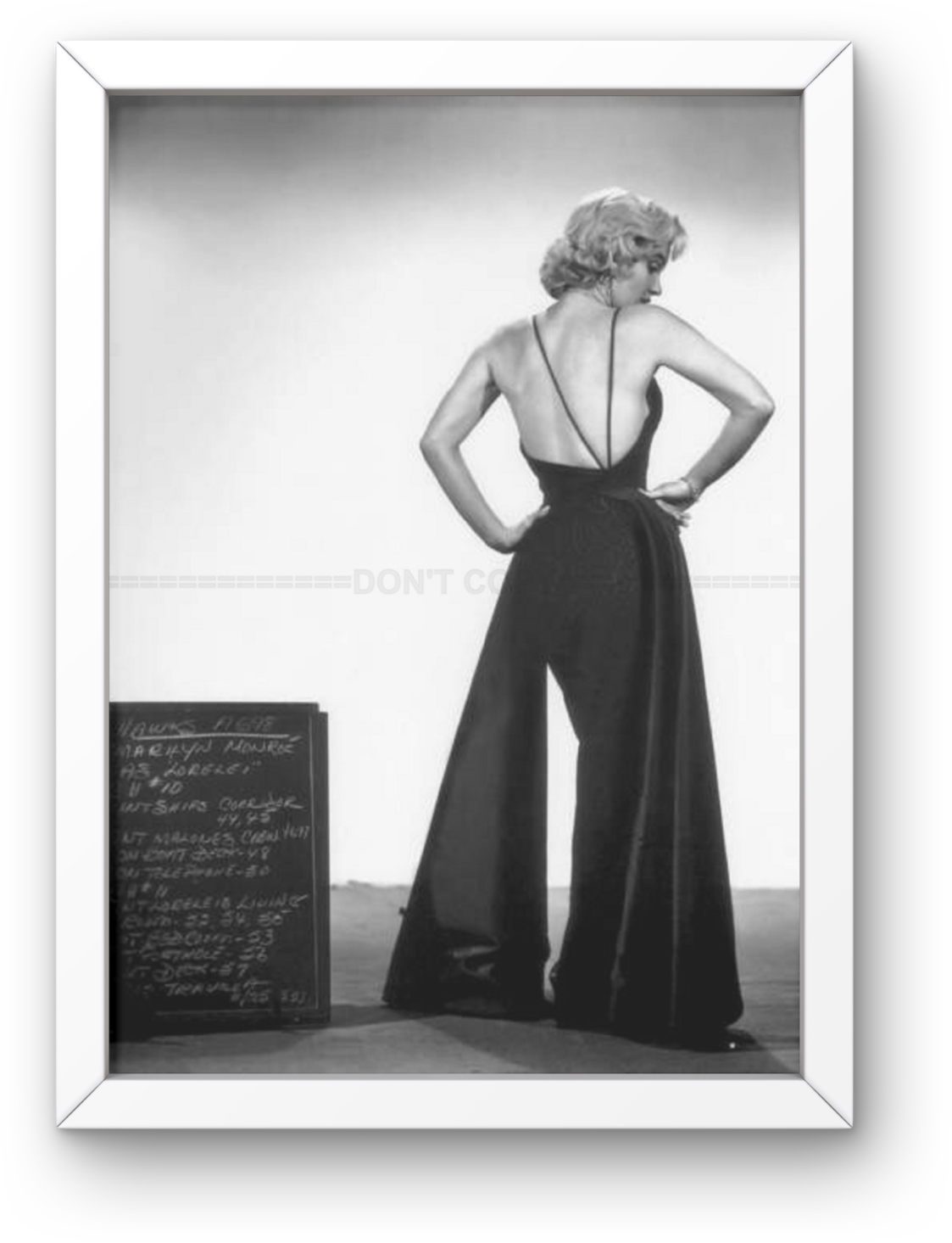 Photo Encadrée Marilyn Monroe - Gentlemen Prefer Blondes (1953) - Cadre - 15x20