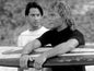 Photo Keanu Reeves & Patrick Swayze - Point Break (1991) - Noir et blanc - 15×20