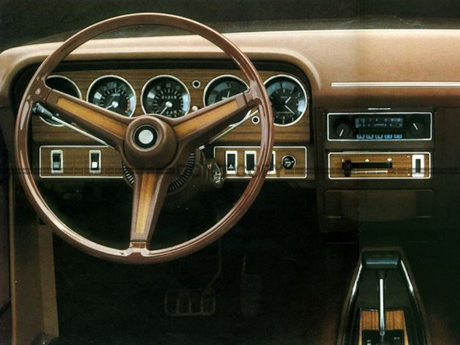 Photo Simca-Chrysler 160 180 2 Litres - Intérieur en Formica