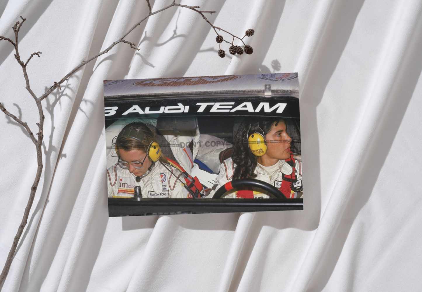 Photo Michèle Mouton Fabrizia Pons – Audi Quattro Lombard RAC Rally 1984 – 15x20