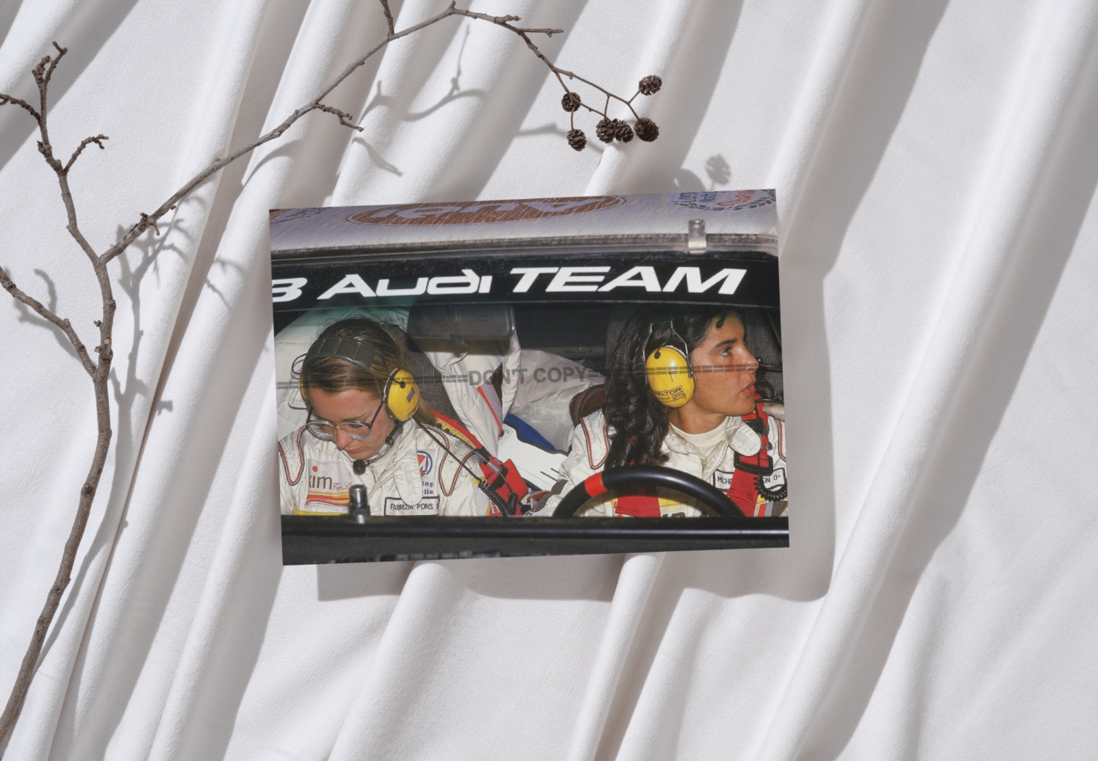 Photo Michèle Mouton Fabrizia Pons – Audi Quattro Lombard RAC Rally 1984 – 15x20