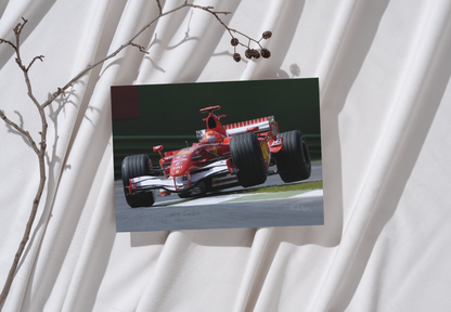 Photo Michael Schumacher – Ferrari F1 – GP de Saint-Marin - (Imola) 2006 – 15×20