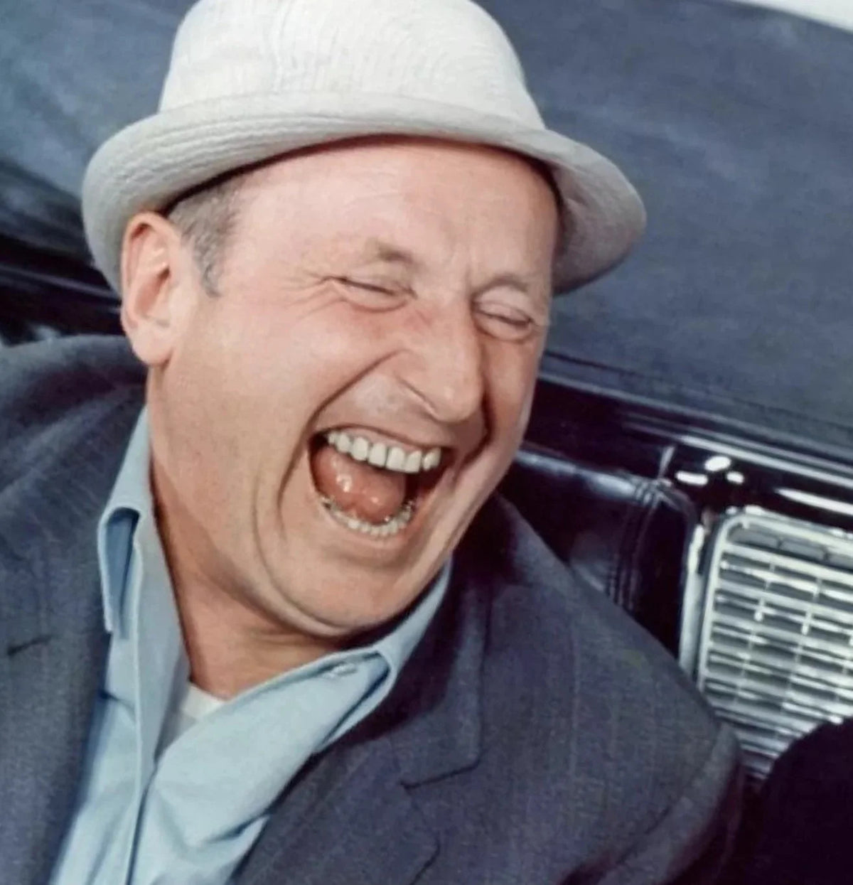 Photo Louis de Funès & Bourvil – Le Corniaud (1965) – Scène Culte Cinéma – 15×20