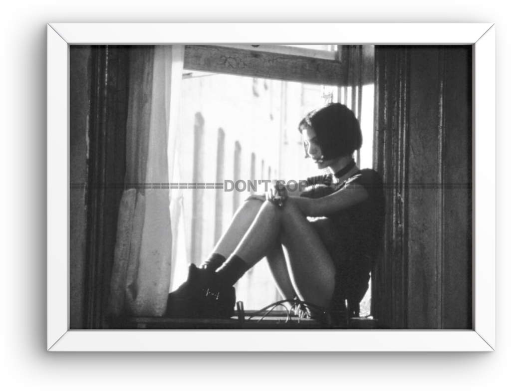 Photo Encadrée Natalie Portman – Léon (1994) – Rôle Mathilda – Cadre -15×20