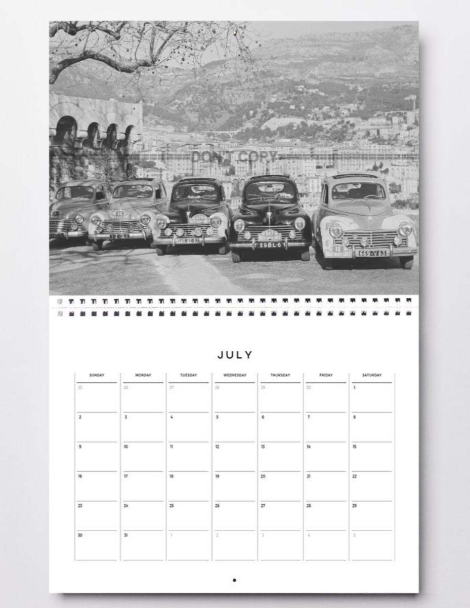 Photo Peugeot 203 – Rallye Monte-Carlo (1952) – Automobile Historique – 15×20