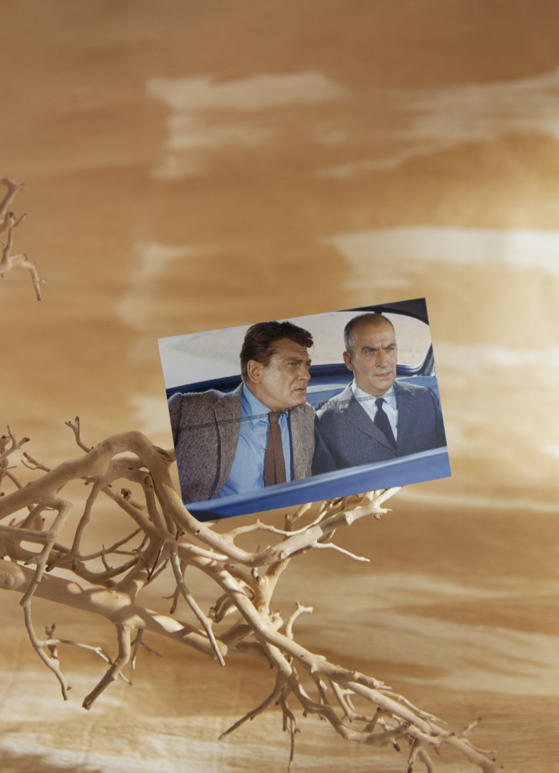 Photo Jean Marais & Louis de Funès – Fantômas 1964 – Scène Culte Cinéma - 15x20