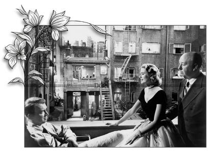 Photo Grace Kelly – Fenêtre sur cour (1954) – Scène Cinéma A. Hitchcock – 15×20