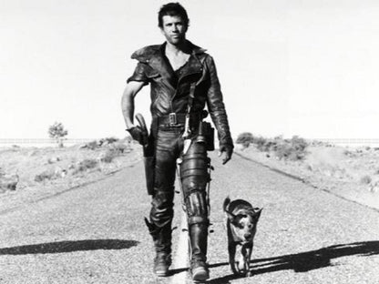 Photo Mel Gibson - Mad Max 2 : Le Défi (1981) - Noir et blanc - 15×20