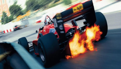 Photo S. Johansson – Ferrari 156-85 – Grand Prix F1 Monaco 1985 – Course – 15×20