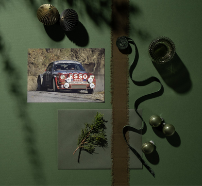 Photo J-L Therier & M. Vial – Porsche 911 SC – Rallye Monte-Carlo (1982) – 15×20