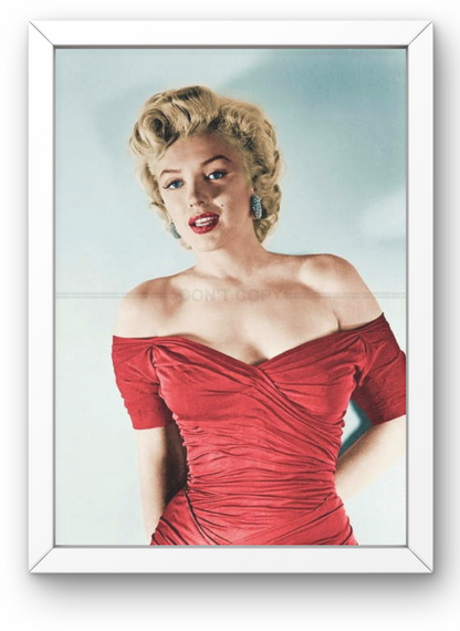 Photo Encadrée Marilyn Monroe - Los Angeles, Californie (1952) - Couleur - 15x20