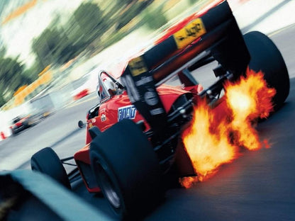 Photo S. Johansson – Ferrari 156-85 – Grand Prix F1 Monaco 1985 – Course – 15×20