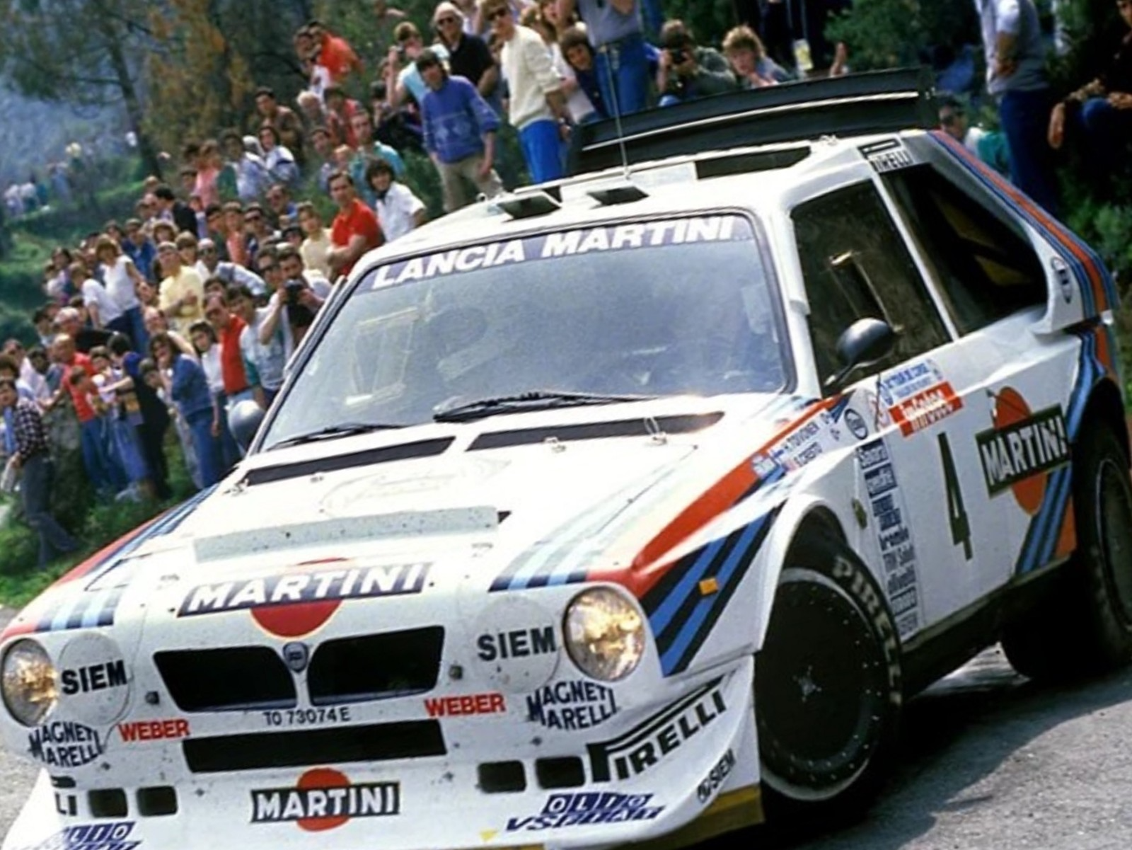 Photo Toivonen & Cresto – Lancia Delta S4 – Tour de Corse Rally (1986) B – 15x20