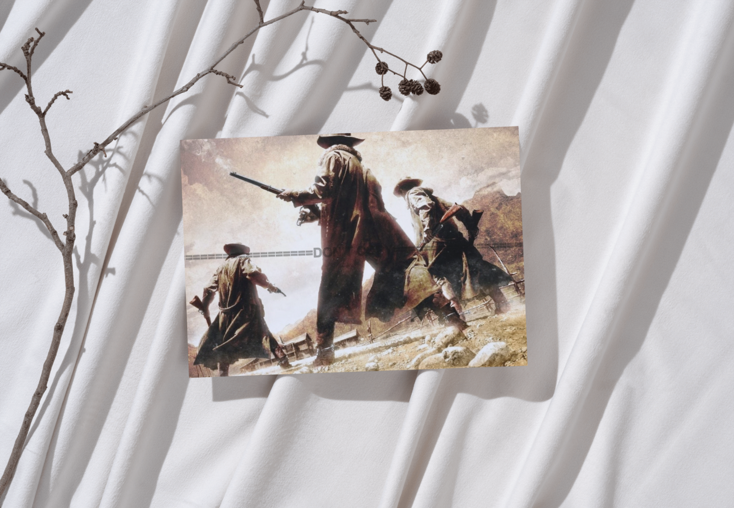 Photo Il était une fois dans l’Ouest 1968 – Western Culte – Scène Cinéma – 15×20