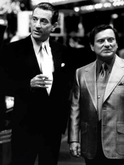 Photo Robert De Niro et Joe Pesci - Casino (1995) - Noir et blanc - 15×20
