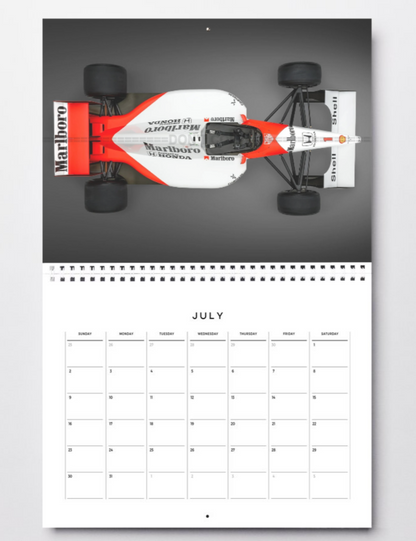Photo McLaren Honda MP4/6 de Ayrton Senna – Champion GP du Brésil (1991) – 15×20