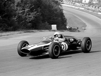 Photo Tim Mayer - Brands Hatch (1963) - Noir et blanc - 15x20
