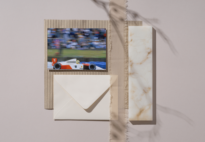 Photo Ayrton Senna – GP de Grande-Bretagne F1 1991 – McLaren-Honda MP4/6 – 15×20