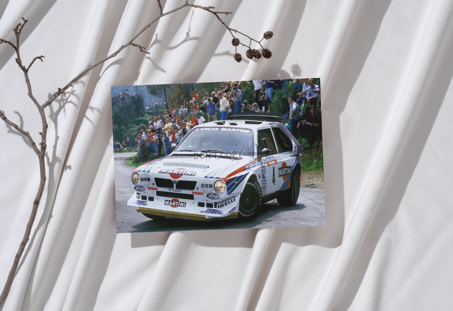 Photo Toivonen & Cresto – Lancia Delta S4 – Tour de Corse Rally (1986) B – 15x20