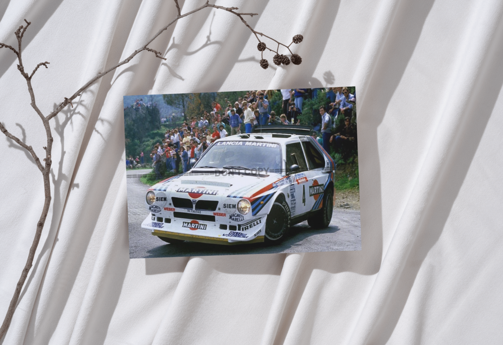 Photo Toivonen & Cresto – Lancia Delta S4 – Tour de Corse Rally (1986) B – 15x20