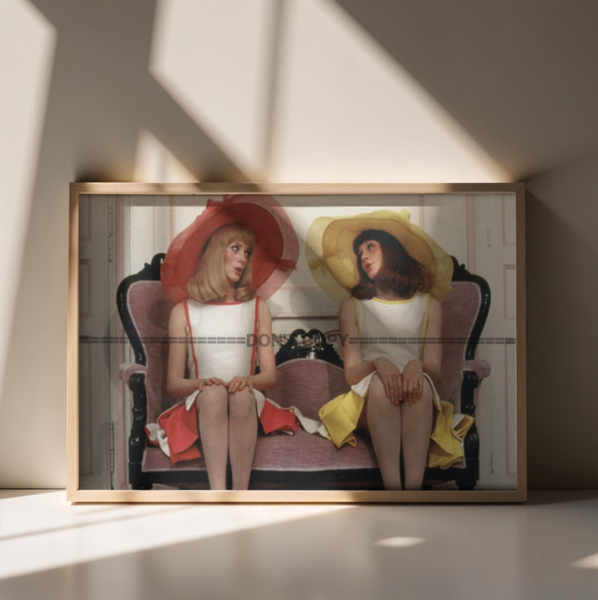 Photo Catherine Deneuve & F. Dorléac – Les Demoiselles de Rochefort 1967 – 15×20