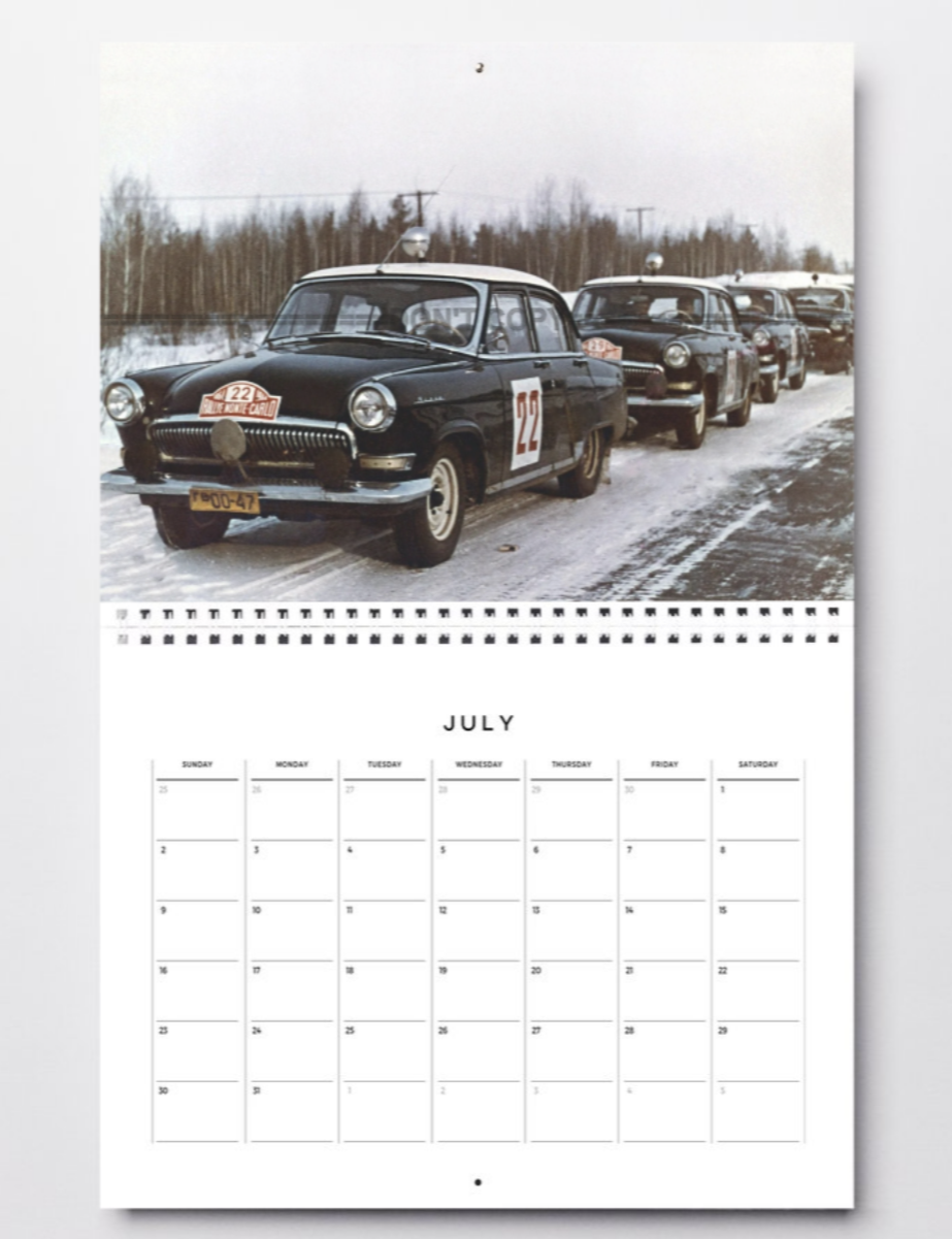 Photo Suchkov, Shchavelev – GAZ-21 Volga – Rallye Monte-Carlo Hiver 1964 – 15x20