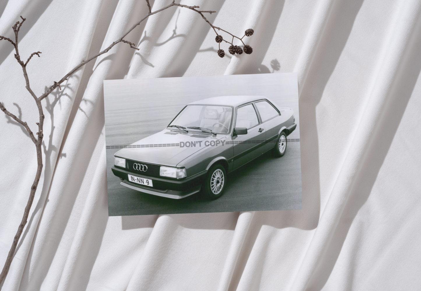 Photo Audi 80 GTE – Berline Sportive Youngtimer 1984 – Design Automobile – 15×20