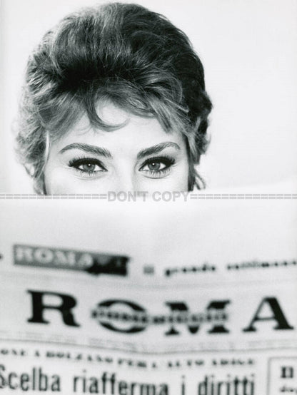 Photo Sophia Loren - Noir et blanc - 15×20