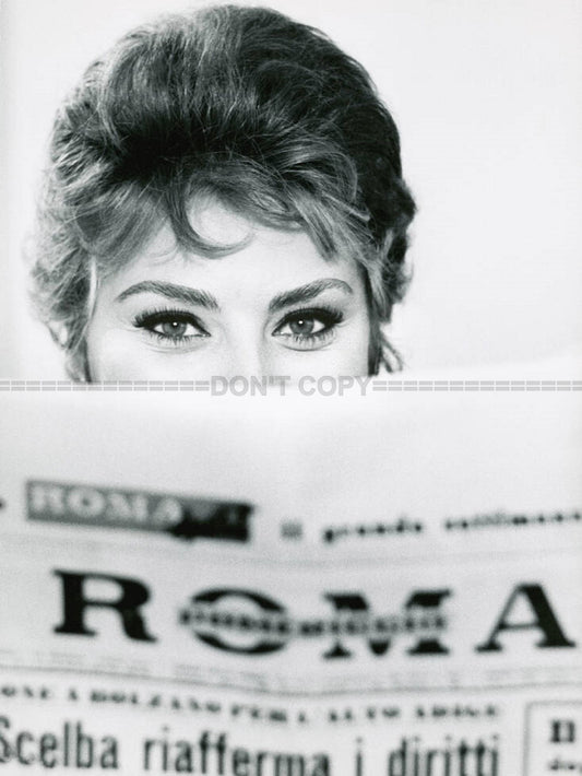 Photo Sophia Loren - Noir et blanc - 15×20