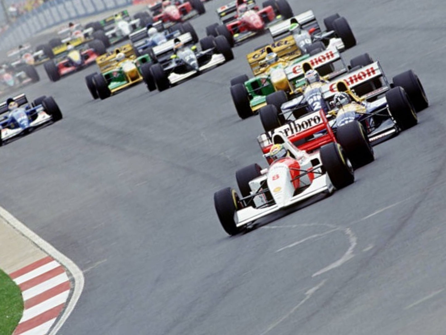 Photo Grand Prix d’Afrique du Sud Formule 1 (1993) – Circuit de Kyalami – 15×20