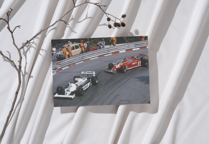 Photo Gilles Villeneuve – GP de Monaco (1981) – Victoire F1 Ferrari n°27 – 15×20