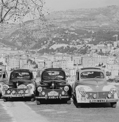 Photo Peugeot 203 – Rallye Monte-Carlo (1952) – Automobile Historique – 15×20