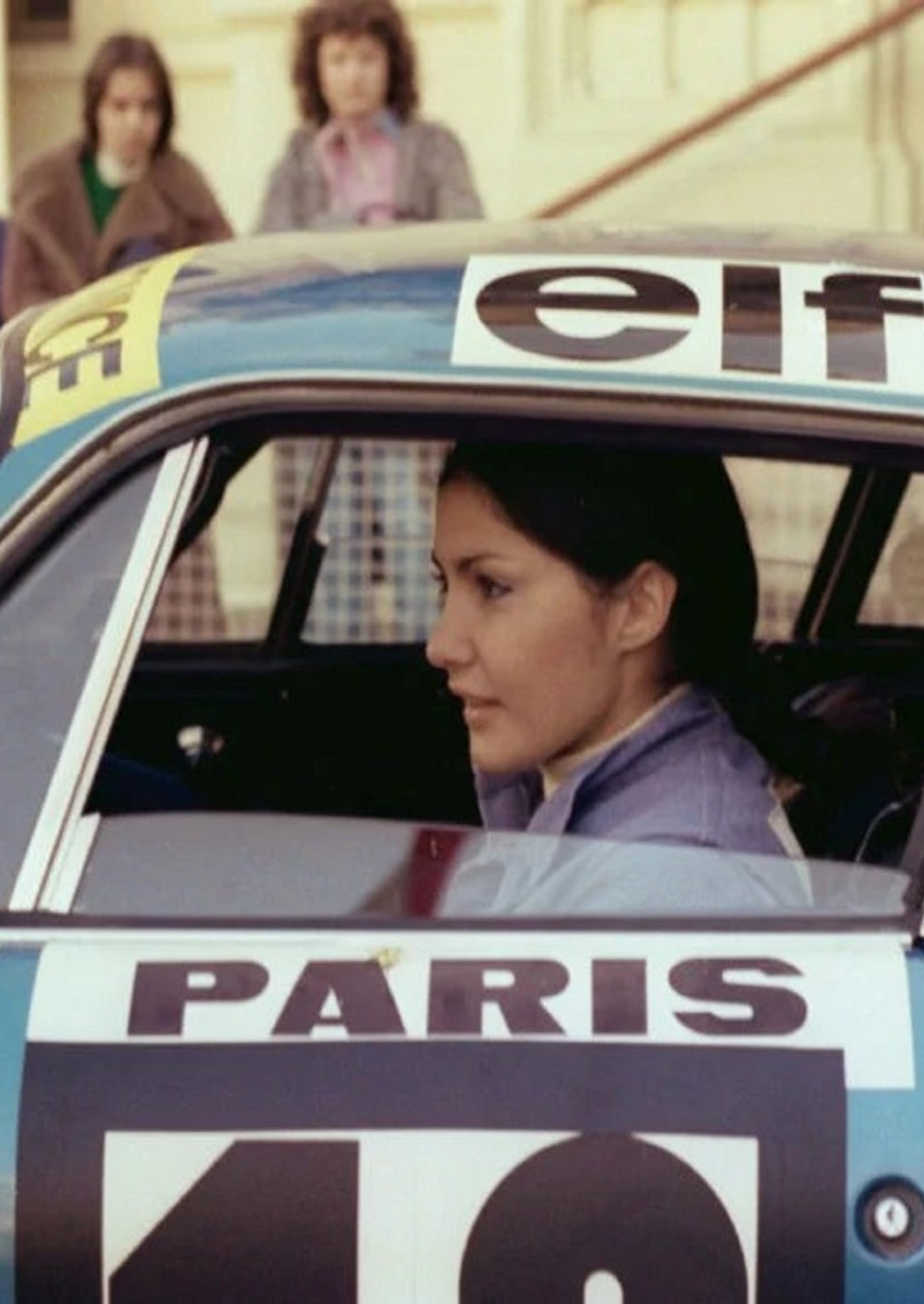 Photo Michèle Mouton – Alpine A110 1600 S Auto – Rallye Monte-Carlo 1976 – 15x20