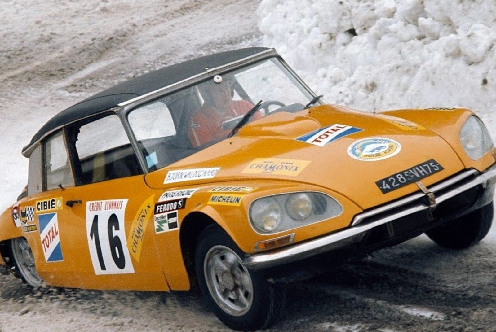 Photo Citroën DS 21 Coupé Prototype – Groupe 5 – Rallye Automobile 1972 – 15×20
