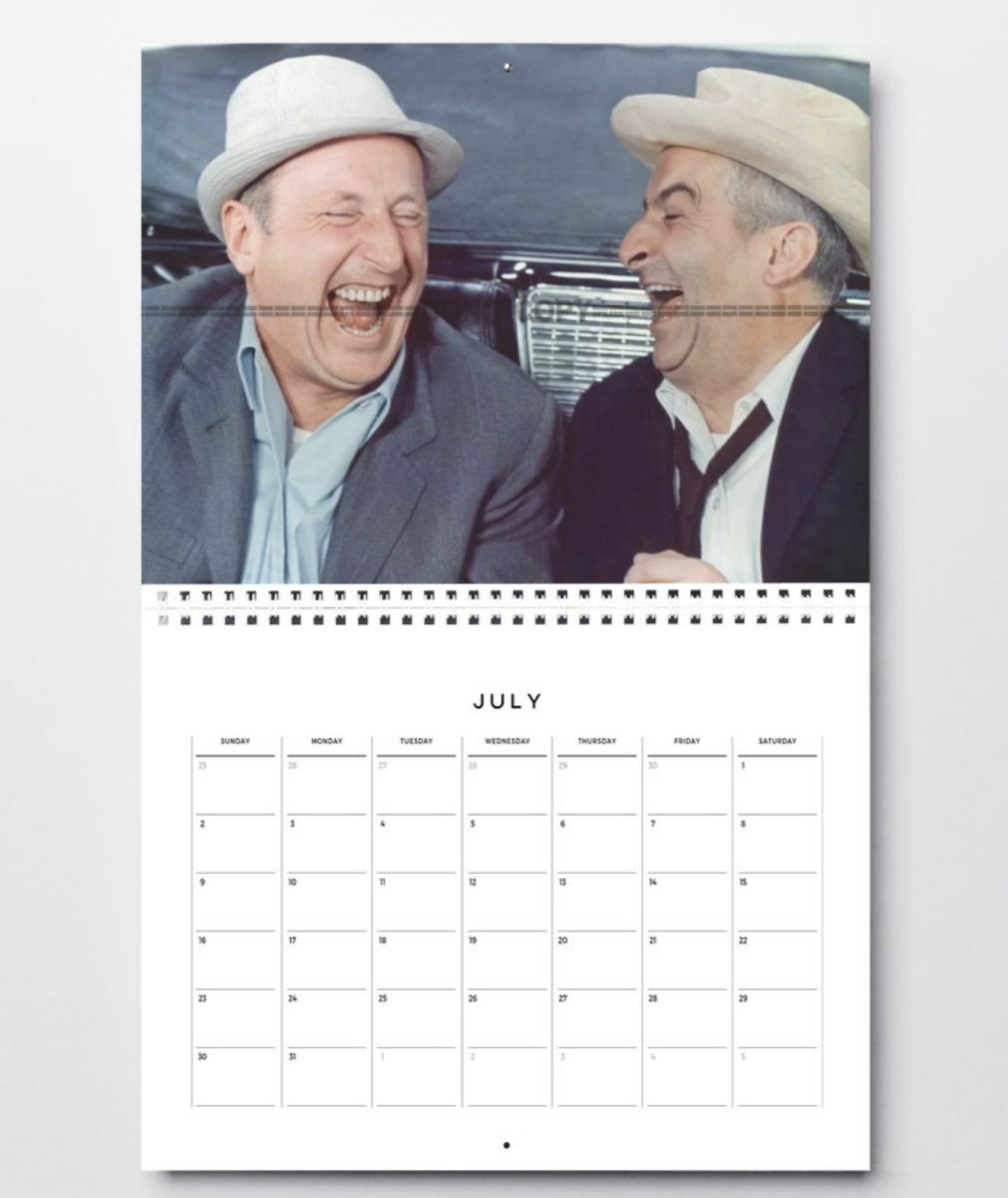 Photo Louis de Funès & Bourvil – Le Corniaud (1965) – Scène Culte Cinéma – 15×20