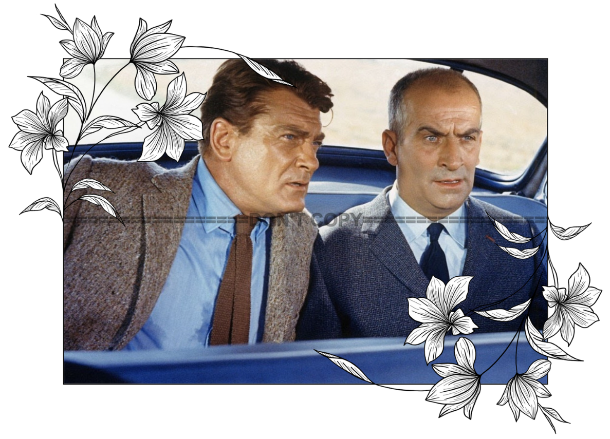 Photo Jean Marais & Louis de Funès – Fantômas 1964 – Scène Culte Cinéma - 15x20