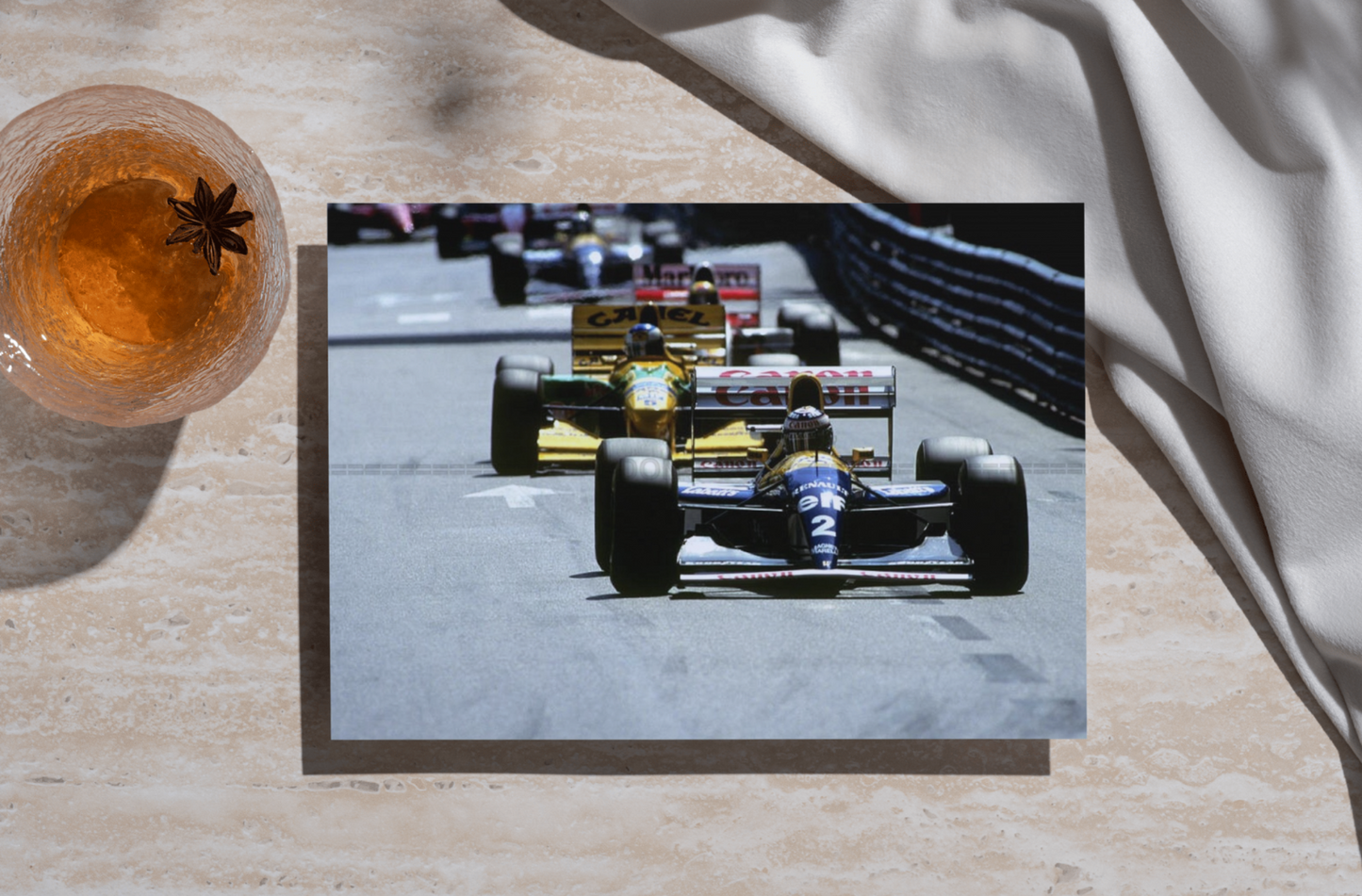 Photo Alain Prost, Michael Schumacher, Ayrton Senna – Trio légendaire F1 – 15×20