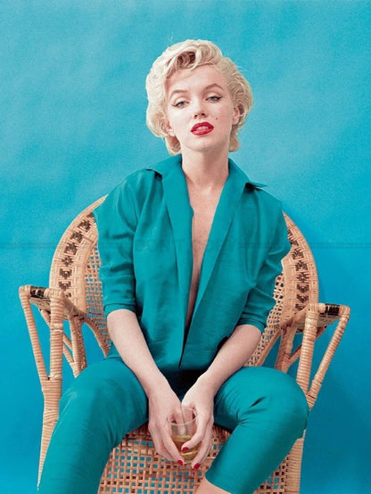 Photo Marilyn Monroe en 1955 par Milton H. Greene - Couleur - 15x20