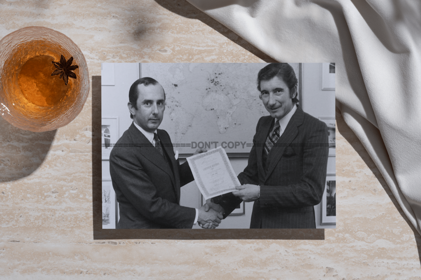 Photo Jo Siffert & Jack Heuer – Motorsport & Horlogerie – (Années 60-70) – 15×20