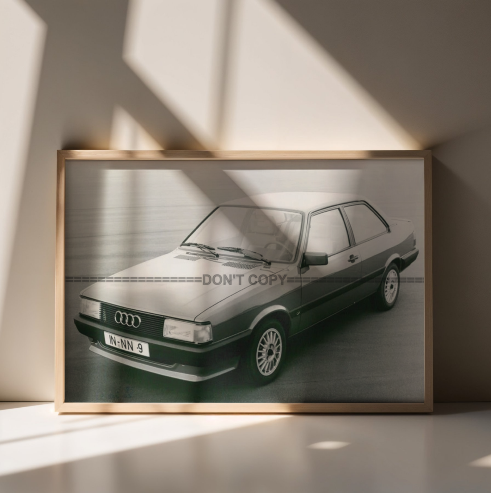 Photo Audi 80 GTE – Berline Sportive Youngtimer 1984 – Design Automobile – 15×20