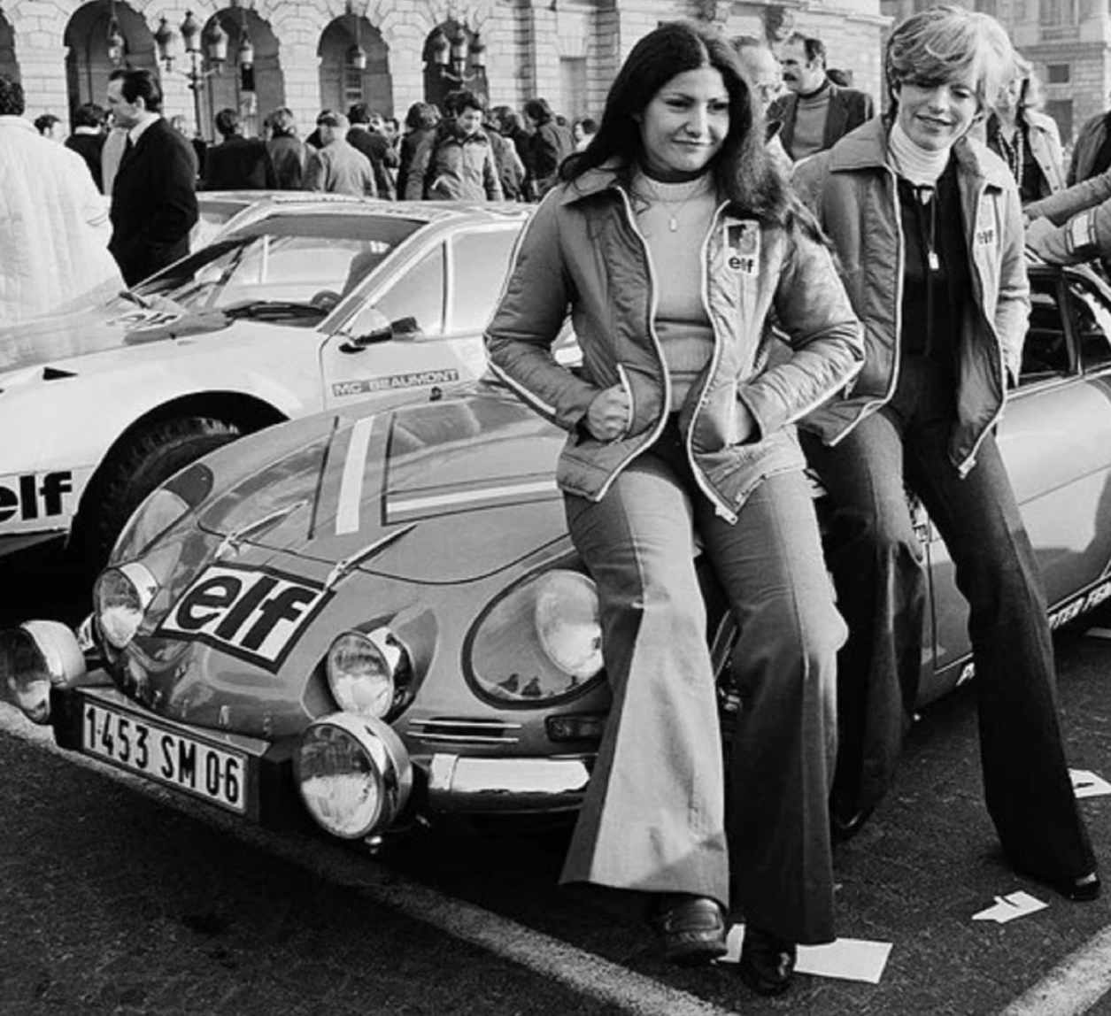 Photo Michèle Mouton, F. Conconi – Alpine A110 Rallye Monte-Carlo (1976) – 15x20