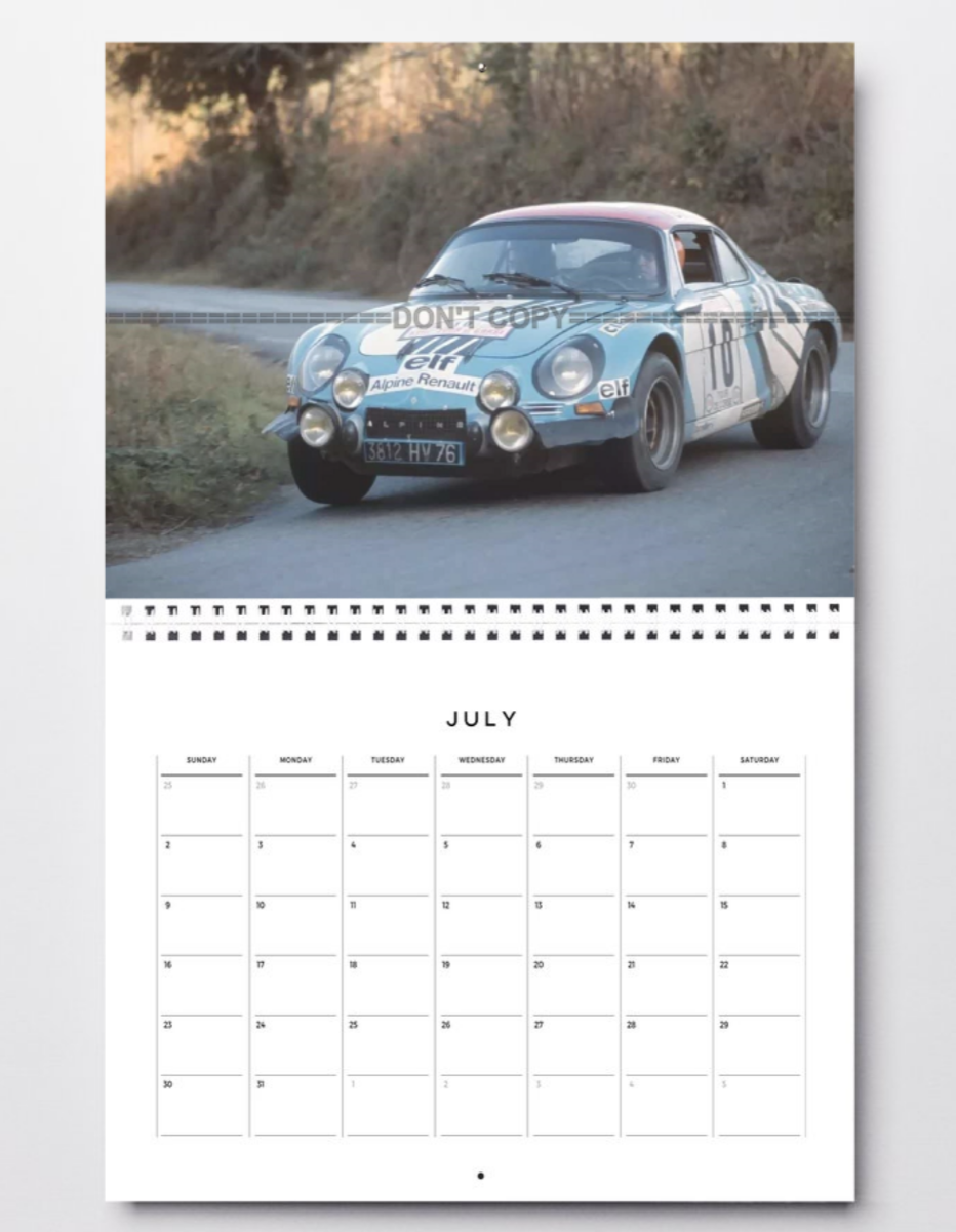 Photo Jean-Pierre Nicolas – Alpine A110 1800 – Tour de Corse Rallye 1974 – 15×20