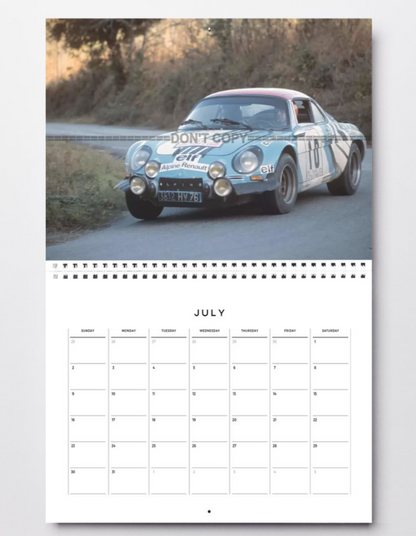 Photo Jean-Pierre Nicolas – Alpine A110 1800 – Tour de Corse Rallye 1974 – 15×20