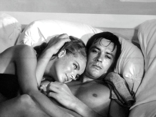 Photo Romy Schneider & Alain Delon - Scène mythique - La Piscine (1969) - 15x20