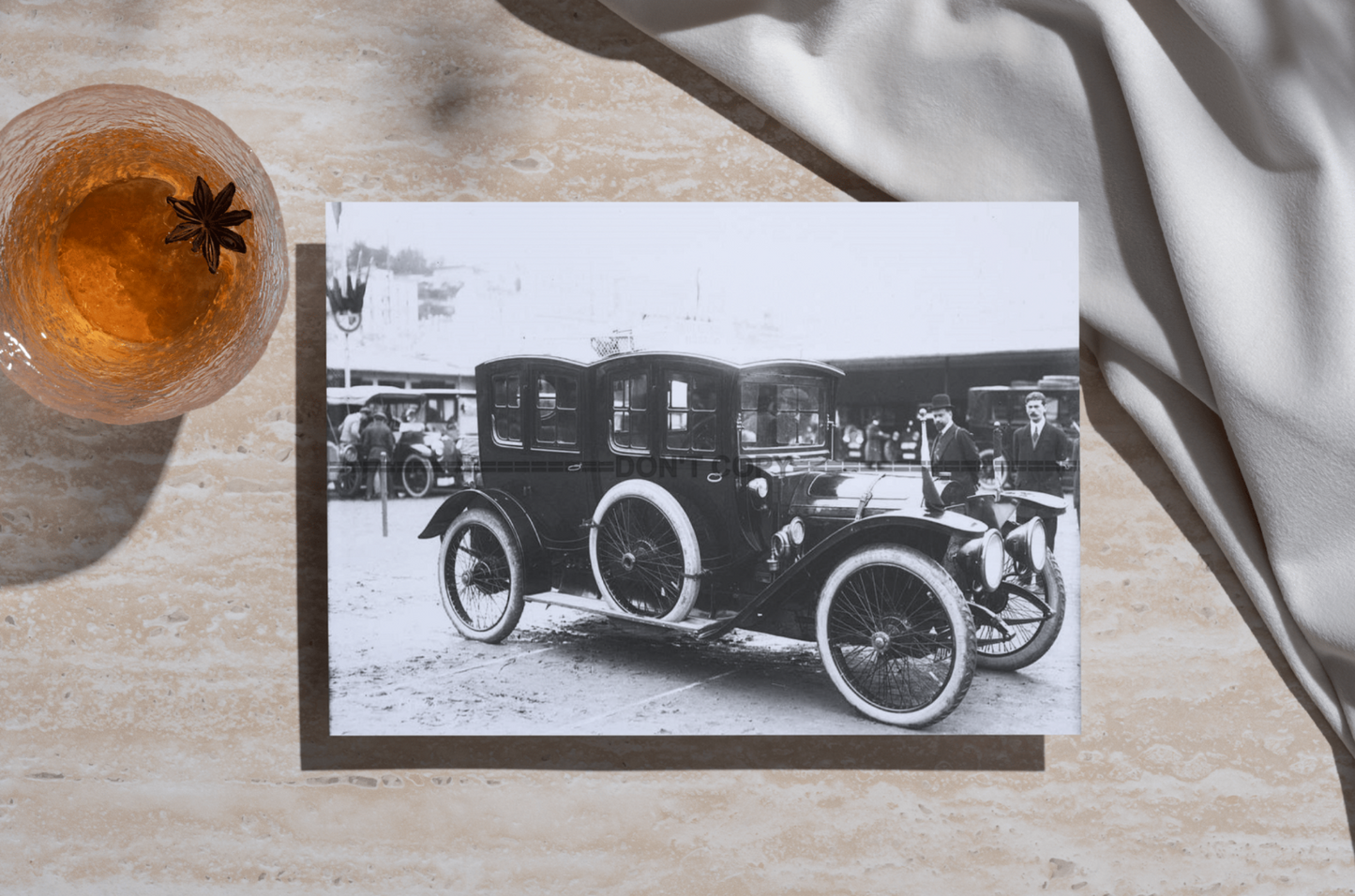 Photo Grégoire 12 HP (Martinet) – Rallye Monte-Carlo (1912) – Ancienne – 15x20
